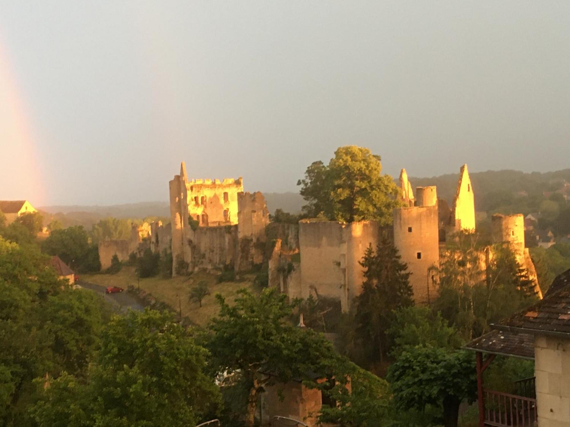 Privatunterkunft Chez Fred Avec Vue Sur Le Chateau Angles-sur-lʼAnglin
